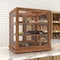 Koolmore 25 In. Artisan Wooden Bakery Display Upright Case 4 Cu ft, Dark color KM-BDW-4CUD - alternate 4