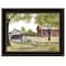 Homeroots The Old Spring House 2 Black Framed Print Wall Art 404606 - alternate 1