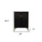 Homeroots Modern Rustic Black Gold and Faux Rattan Bar Cabinet 401699 - alternate 5