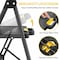 Wrightmaster 4.2 ft. Metal Lightweight Step Ladder, 9 ft. Reach, with Safety Lock Design 800 lb. Load Capacity ZOR-WK24-4-DF - alternate 6