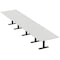Skutchi Designs 18ft Conference Table W/ Power Unit | 18 Person Modular Rectangular Meeting Table | Harmony Series HAR-REC-48x216-T.BK-U779-NA - alternate 1