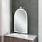 Homeroots 36" Clear Lighted Arch Unframed Bathroom Vanity Mirror 564828 - alternate 5