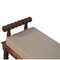 Homeroots 39in Beige and Brown Linen and Solid Wood Upholstered Bench 723435 - alternate 5
