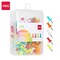 Deli Push Pins 0.9in, 5 Assorted Colors, Rust-Resistant, 100PK E0031 - alternate 1
