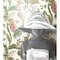 York Wallcoverings Fiji Garden White and Teal Wallpaper AT7092 - alternate 2