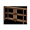 Homeroots Brown Solid Wood Double Bookcase 379940 - alternate 3