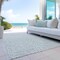 Homeroots 3' X 5' Ivory And Brown Polka Dot Washable Indoor Outdoor Area Rug 599052 - alternate 4