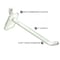 Azar Displays 4 in Locking Hook: 0.287 in Diameter, 50PK 800004-W - alternate 4
