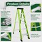 Wrightmaster 5.2 ft. Fiberglass Single-Sided Step Ladder, 10 ft. Reach, with Tool Holder 330 lb. Load Capacity ZOR-P426987 - alternate 4