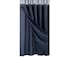 Homeroots Navy Modern Grid Shower Curtain and Liner Set 399756 - alternate 1