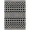Homeroots 9' X 12' Black Ivory And Blue Geometric Washable Indoor Outdoor Area Rug 612176 - alternate 6