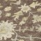 Homeroots 10' X 14' Chocolate And Beige Floral Washable Indoor Outdoor Area Rug 605198 - alternate 5