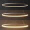 Jonathan Y Brice 35" Modern Contemporary Metal Round Dimmable Integrated LED Pendant, Beige JYL7220H - alternate 4