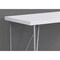 Homeroots 47" White and Silver Computer Desk 333495 - alternate 3