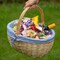 Wickerwise Picnic Basket with Handle and Washable Plaid Liner - Ideal for Outdoor Adventures,  QI004718.L - alternate 6