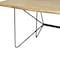 Homeroots 80" Brown And Black Solid Wood And Metal Dining Table 380476 - alternate 5