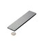 Apollo Tile Dark Shimmer Gray 2 in x 8 in Glass Polished Wall Subway 3 sqft/case, 27PK APLHTC88540A - alternate 3
