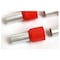 Deejay Led Ferrule Crimp Connector Style for 4 Gauge Wire RED insulator TBHCLAMP4RED - alternate 2