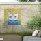 Trademark Fine Art Outdoor Canvas Art Melissa Averinos Kooky Cat II Wall Art for Patios, or Gardens WAP32179-OC2424WR - alternate 3