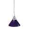 Holland Bar Stool Co Purple Pendant Light, Chrome Fixture BL1CHPurp - alternate 1