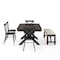 Crosley Hayden 6-Piece Dining Table Set For 7 W/Camille Chairs KF20013SL-MB - alternate 4