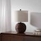 Jonathan Y Camilo 21.5" Modern Coastal Woven Rattan Globe LED Table Lamp, Dark Brown JYL6514B - alternate 5