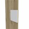 Homeroots Light Oak and White Multi Purpose Vertical Hanging Cabinet 473309 - alternate 7