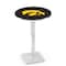 Holland Bar Stool Co 36" Chrome Iowa Pub Table, 36" dia. Top L217C3636IowaUn - alternate 1