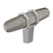 Amerock London 2-1/2 in 64 mm Length Satin Nickel/Polished Chrome Cabinet Knob BP36647G1026 - alternate 1