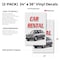 Signmission Car Rental, Vinyl Decals Only 24 Inch x 36 Inch, Vinyl Decal, 2PK DSB-2436-2PACK-Car Rental - alternate 2