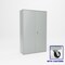 Pucel Heavy Duty Storage Cabinet with Casters, 48 in W x 84 in H x 19 in D, Gray HDSC-4878-19-4C - alternate 1