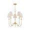 Hudson Valley Lighting Amina 26.5 in. Chandelier Aged Brass 6927-AGB - alternate 4