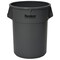 Continental Commercial Products Trash Receptacle, 55 gal Capacity, Plastic, Gray 5500GY - alternate 1