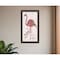 Homeroots Be A Flamingo Black Framed Print Wall Art 529782 - alternate 2