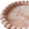 Homeroots 6in Pink And White Resin Marbleized Handmade Round Trinket Tray 724184 - alternate 5