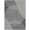 Homeroots 5' X 8' Charcoal And Ivory Geometric Washable Indoor Outdoor Area Rug 597620 - alternate 8