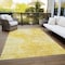 Homeroots 8' X 10' Gold And Yellow Nautical Washable Indoor Outdoor Area Rug 581734 - alternate 4