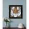 Homeroots Tiger Gaze 2 Black Framed Print Wall Art 404339 - alternate 2