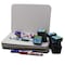 Flipside 9 x 12 Magnetic Dry Erase Board + Colored Markers + Student Eraser Class, 12PK 31004 - alternate 1