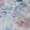 Homeroots 3' X 5' Navy Blue And Sky Blue Floral Washable Indoor Outdoor Area Rug 583100 - alternate 6