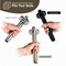 Supplygiant 10 in Straight Ceiling Mount Shower Arm, Flange, Round Shower Arm for Rain Showerhead, Nickel Finish 74-TB32DS-O - alternate 5