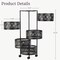 Home-Complete Kitchen Storage Rolling Cart with Wheels 5 Tier Rotating Baskets for Pantry, Bathroom, or Craft Room 83-106-B - alternate 9