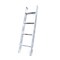 Homeroots 49" Whitewash Rustic Four Step Wood Ladder Shelf 380342 - alternate 1