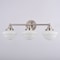 Vaxcel Eastgate 3-Light Satin Nickel Vanity Light with Frosted Opal Schoolhouse Globe Glass W0565 - alternate 7