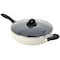 Oster Clairborne 5 Quart Aluminum Nonstick Saute Pan with Lid in Sand 141077.02 - alternate 1