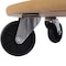 Edendirect Heavy Duty Wood Furniture Dolly with Wheels, 500 lbs Capacity 2pcs 15in Round Platform ED-W46577452 - alternate 4