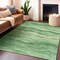 Homeroots 10' X 14' Green Striped Washable Indoor Outdoor Area Rug 608117 - alternate 4