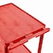 Luxor Utility Cart with Lipped Plastic Shelves, 300 lb Load Capacity, 2 Shelves, 24 in L, 18 in W RDSTC22RD - alternate 4