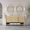 James Martin Vanities Marigot 72" Double Vanity, Sunwashed Oak, w/ 3 CM Siberian Silestone Top w/FreePower Wireless Charger D404-V72-SWO-FSFR - alternate 5