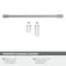 Amerock Riva 10-1/16 inch 256mm Center-to-Center Polished Nickel Cabinet Pull BP55490PN - alternate 2